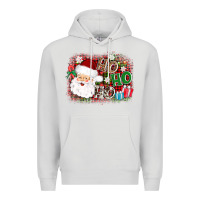 Dove Grey ho ho ho santa Premium Hoodie - AdoDesignShop