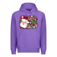 Purple ho ho ho santa Premium Hoodie - AdoDesignShop