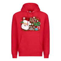 Red ho ho ho santa Premium Hoodie - AdoDesignShop