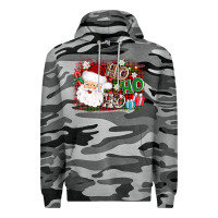 Slate Camo ho ho ho santa Premium Hoodie - AdoDesignShop