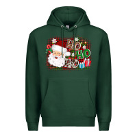 Sports Green ho ho ho santa Premium Hoodie - AdoDesignShop