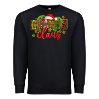 Black Christmas granna claus Premium Sweatshirt - FaDigitalArtStudio