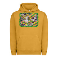 Pigment Peanut Butter mardi gras umbrella background Urban Hoodie - BarkalooDesign