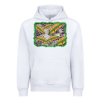White mardi gras umbrella background Urban Hoodie - BarkalooDesign