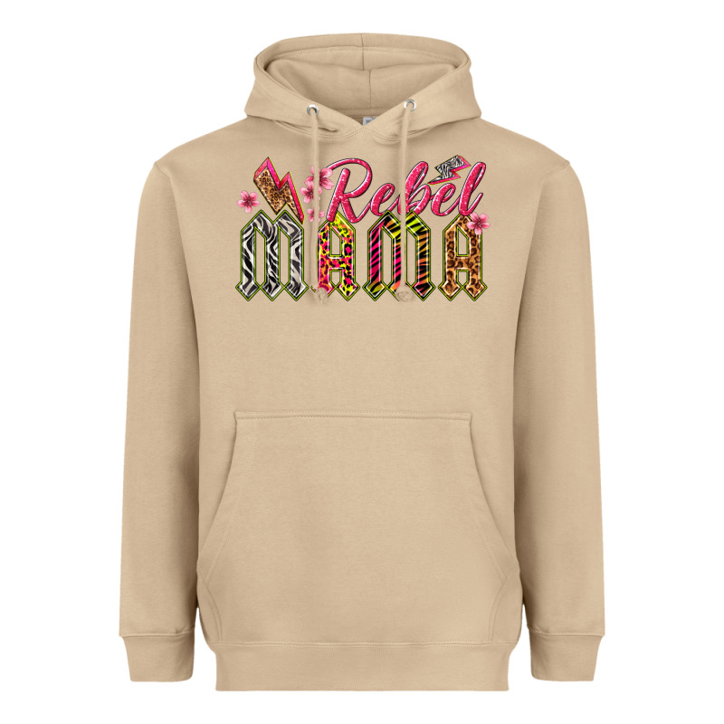 Rebel Mama Heavyweight Hoodie by texasbilliewilder | Teevron
