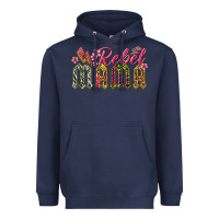 Navy rebel mama Heavyweight Hoodie - texasbilliewilder