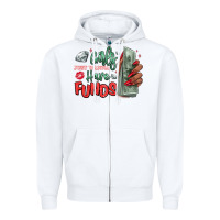 White girls just wanna have funds Zipper Hoodie - MaliasSmallBusiness