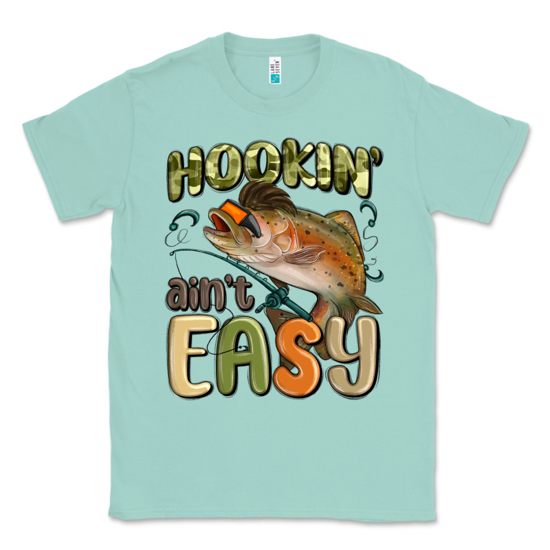 Hookin' Ain't Easy Classic Tee by MaliasSmallBusiness | Teevron