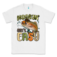 White hookin' ain't easy Classic Tee - MaliasSmallBusiness