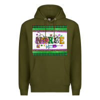 Army Green mardi gras nurse Premium Hoodie - Artiststas