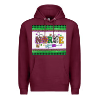 Burgundy mardi gras nurse Premium Hoodie - Artiststas