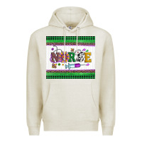 Oatmeal Heather mardi gras nurse Premium Hoodie - Artiststas