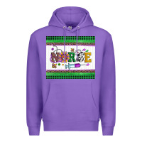Purple mardi gras nurse Premium Hoodie - Artiststas