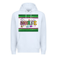 White mardi gras nurse Premium Hoodie - Artiststas