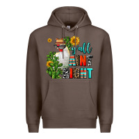 Coffee y'all aint right Premium Hoodie - AdoDesignShop