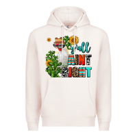 Pale Pink y'all aint right Premium Hoodie - AdoDesignShop