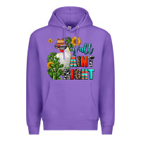 Purple y'all aint right Premium Hoodie - AdoDesignShop