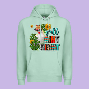 Y'all Aint Right Premium Hoodie Designed By Adodesignshop