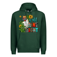 Sports Green y'all aint right Premium Hoodie - AdoDesignShop
