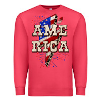 Cardinal America 4th of July Premium Sweatshirt - CowGirlArtShop
