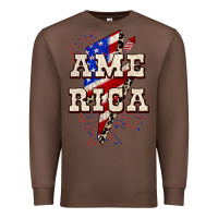 Chestnut America 4th of July Premium Sweatshirt - CowGirlArtShop