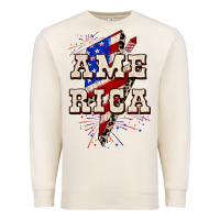 Sandshell America 4th of July Premium Sweatshirt - CowGirlArtShop