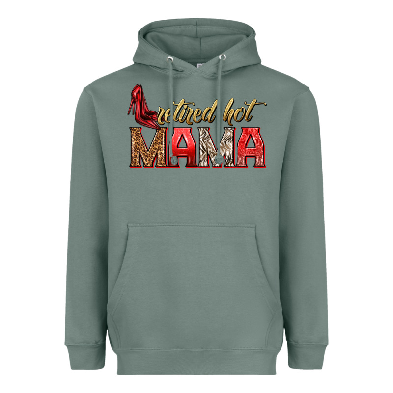 Retired Hot Mama Heavyweight Hoodie by texasbilliewilder | Teevron