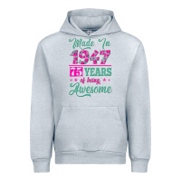 Heather Grey made in 1947, 75 years of being awesome kopya Urban Hoodie - Jasminsmagicworld