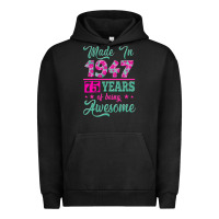 Pigment Black made in 1947, 75 years of being awesome kopya Urban Hoodie - Jasminsmagicworld