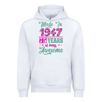 White made in 1947, 75 years of being awesome kopya Urban Hoodie - Jasminsmagicworld
