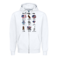 White god says i am Zipper Hoodie - MaliasSmallBusiness