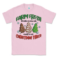 Bubblegum Pink farm fresh christmas trees Classic Tee - MaliasSmallBusiness