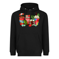 Black strawberry coffee cups Heavyweight Hoodie - Zillion Design Studio