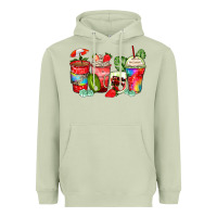 Matcha strawberry coffee cups Heavyweight Hoodie - Zillion Design Studio