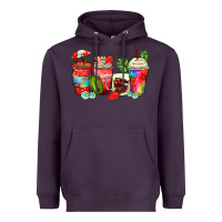Plum strawberry coffee cups Heavyweight Hoodie - Zillion Design Studio