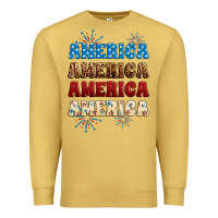 Antique Gold Western America Premium Sweatshirt - Neo Western