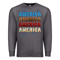 Charcoal Heather Western America Premium Sweatshirt - Neo Western