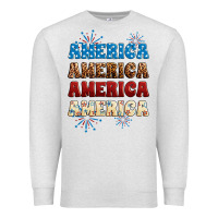 Oatmeal Heather Western America Premium Sweatshirt - Neo Western
