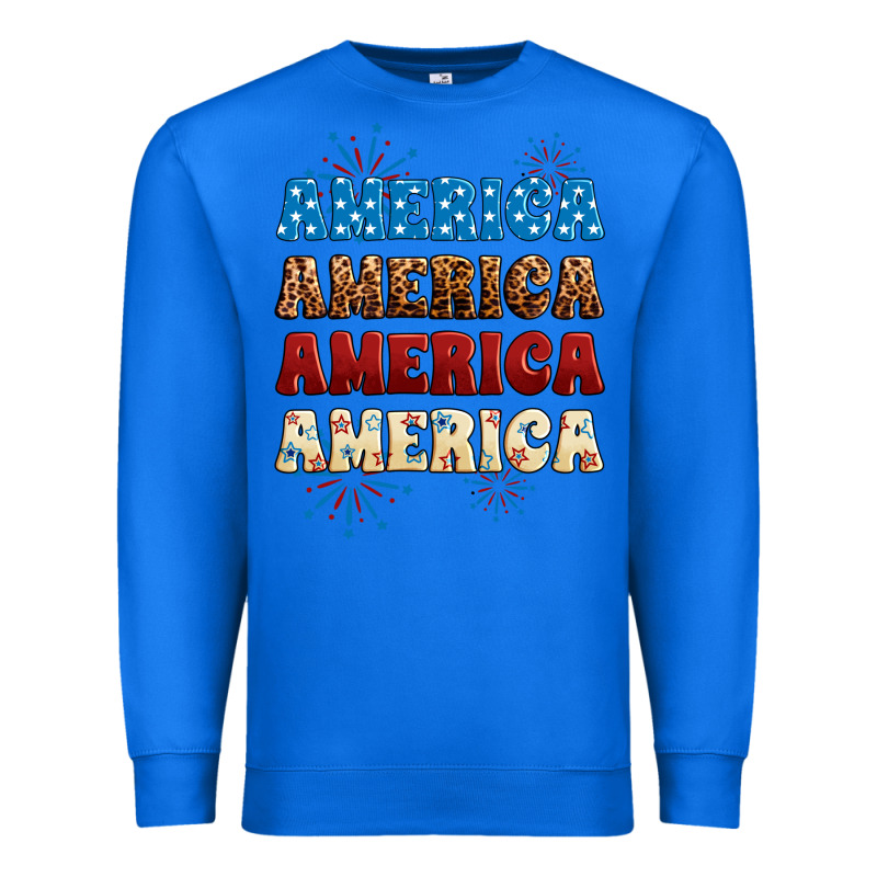 Western America Premium Sweatshirt by Neo Western | Teevron