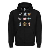 Black god says i am Zipper Hoodie - MaliasSmallBusiness