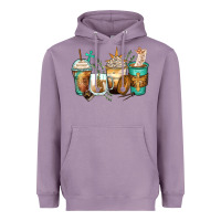 Lavender jesus coffee cups Heavyweight Hoodie - Zillion Design Studio