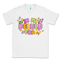 White in my delulu era Classic Tee - MaliasSmallBusiness