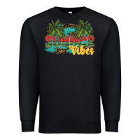 Black summer vibes Premium Sweatshirt - SublimationCraftShop