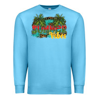 Ocean Blue summer vibes Premium Sweatshirt - SublimationCraftShop