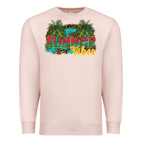 Pale Pink summer vibes Premium Sweatshirt - SublimationCraftShop