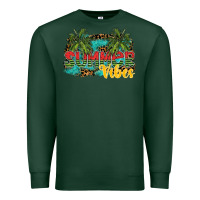 Sports Green summer vibes Premium Sweatshirt - SublimationCraftShop