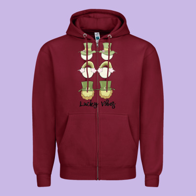Zipper Hoodie lucky vibes