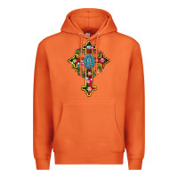 Carrot christmas cross Premium Hoodie - AdoDesignShop