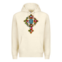 Sandshell christmas cross Premium Hoodie - AdoDesignShop