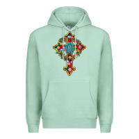Seafoam christmas cross Premium Hoodie - AdoDesignShop